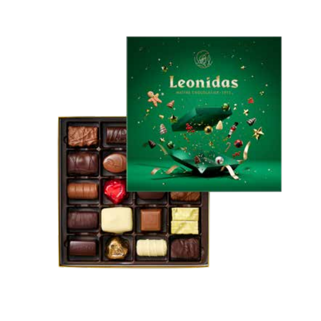 Coffret vert Carré 22 pcs - 300g