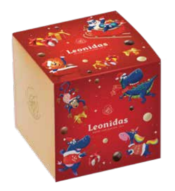 Cube enfants boules de Noël - 200g