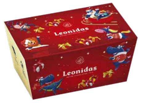 Ballotin enfants - 16 figurines de Noël Lait - 240g